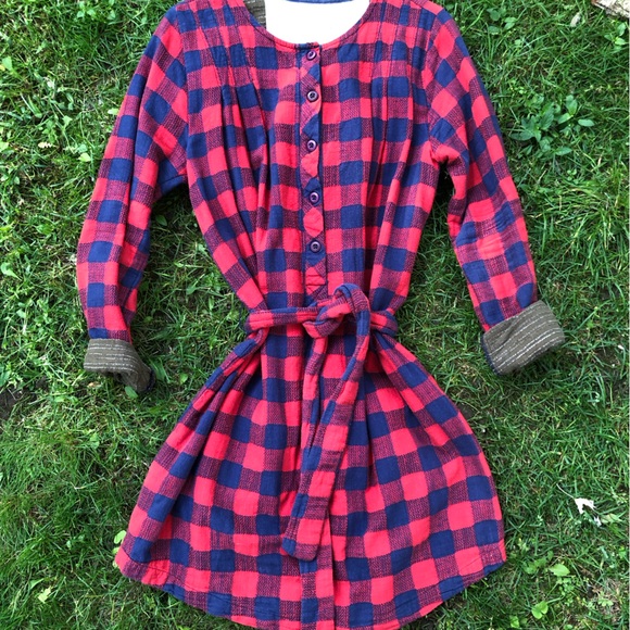 Ace & Jig Tops - Ace & Jig Tunic or Mini Dress size Medium Red and Blue